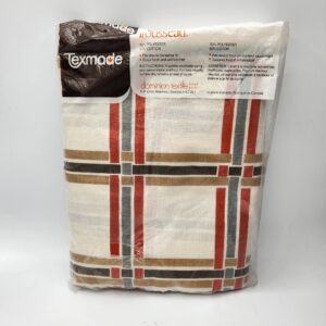 Vintage NOS Canadian Made Texmade MCM Trupest II Trousseau Queen Fitted Sheet Poly/Cotton, made in Canada