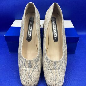 PETER KAISER Beige-Grey Snakeskin Pumps, Size 11 - Made in Germany