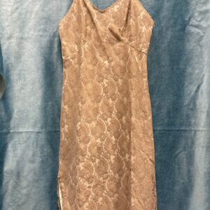 1980s Vintage Taupe Lace Full Slip - FRENCH MAID Lingerie Company Montreal