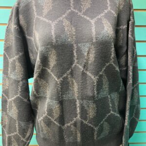 1980s Vintage GIORGIO ARMANI Knit Sweater, 100% Pure Wool, Made in Hong Kong