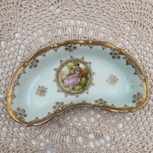 Vintage Victorian Crescent-Shaped Dish / Bone Dish