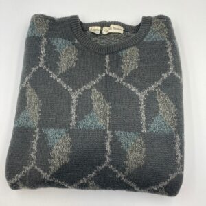 1980s Vintage GIORGIO ARMANI Knit Sweater, 100% Pure Wool, Made in Hong Kong