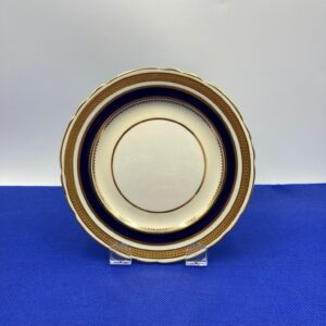 Discontinued AYNSLEY Regency Blue Bread and Butter Plate