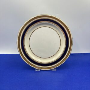 Discontinued AYNSLEY Regency Blue Salad Plate, 8 Inch Plate