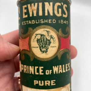 Rare 1930s EWING's Prince of Wales Savory Spice Tin