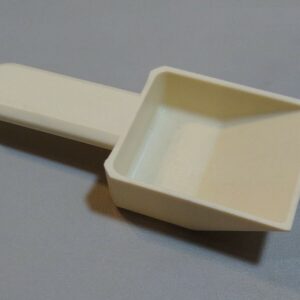 NOS Vintage Tupperware Scoop, Almond Colored 1/4 Cup / 60ml Scoop New Old Stock 5284