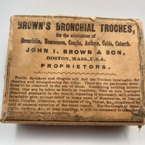 Circa 1915 Brown's Bronchial Troches - sealed