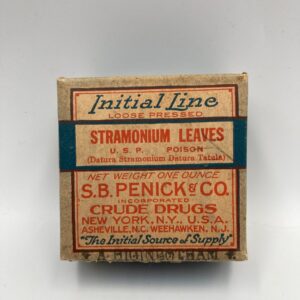 C. 1910-1930 CRUDE DRUG - S.B. Penick & Co. - Stramonium - Sealed