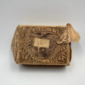 Circa 1915 Brown's Bronchial Troches - sealed, Boston, Massachusetts