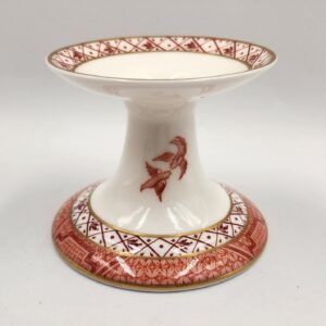 Royal Doulton Booths Real Old Willow Red Single Candle Stick Holder