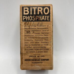 Late 1800s BITRO Phosphate - sealed in paper box