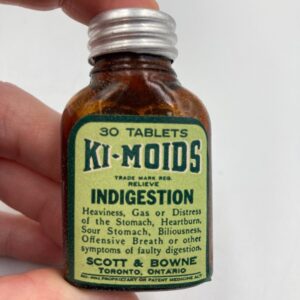 C. 1930's KI-MOIDS Tablets for Indigestion - unused bottle and box