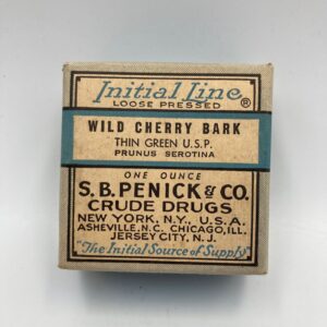 1910-1930 CRUDE DRUGS - S.B. Penick & Co. - Wild Cherry Bark - Sealed