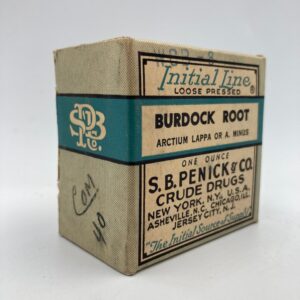 1910-1930 CRUDE DRUGS - S.B. Penick & Co. - Burdock Root - Sealed