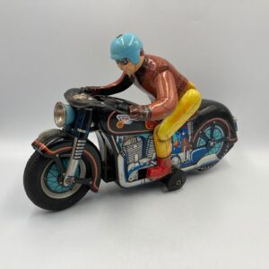 Vintage 1960s ATOM RACER tin motorcycle by Modern Toys - Made in Japan