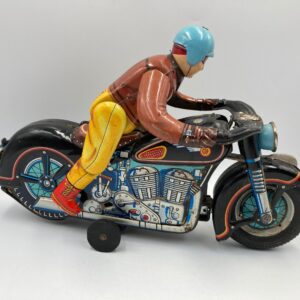 Vintage 1960s ATOM RACER tin motorcycle by Modern Toys - Made in Japan