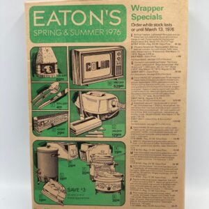 1976 EATON'S Spring & Summer Catalogue with Wrapper, Great Vintage Condition, Eaton's Catalogue