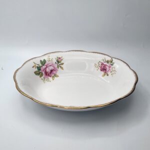 Royal Albert American Beauty Oval Vegetable Bowl, Bone China, Made in England