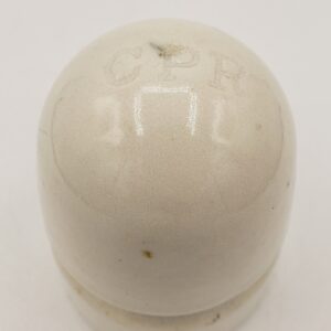 Vintage CPR Milk Colour Ceramic Insulator