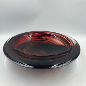 Vintage Kosta Boda ATOLL Centrepiece 12" Bowl; Beautiful Art Glass Bowl