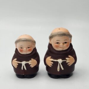 Vintage Goebel Friar Tuck Salt and Pepper Shakers, Vintage Goebel Monk Salt and Pepper Shakers, TMK2