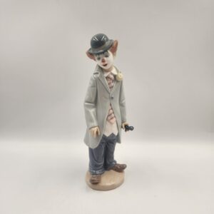 Vintage LLADRO Circus Sam Porcelain Figurine #5472 Clown Figurine MINT