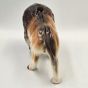 Vintage Melba Ware Buffalo / Bison Figurine with Original Sticker