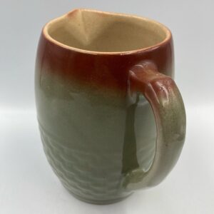 Vintage Medalta Redcliff Two-Tone Pitcher, Medalta Potteries Redcliff Alberta