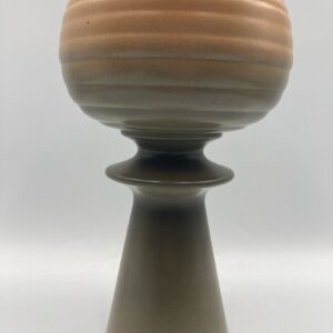 Beswick Mid Century Atomic Influence, Modernist, Earth Tone Palette Stylised UFO Planter, 1950s-70s Beswick #2337 Vase