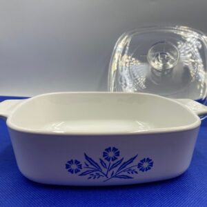 Vintage Corning Ware Cornflower Blue A-1-B, 1 Liter, Casserole with Lid