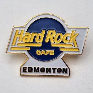 Vintage Hard Rock Cafe Pins and Keychain; Edmonton Canada Hard Rock