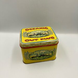 Vintage Oceanic Cut Plug Tobacco Tin, Vintage Tobacco Tin