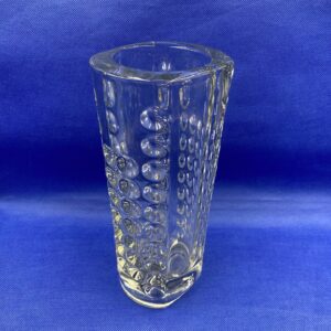 1960s SKLO Union Art Glass Vase by Rudolf Jurnikl - Modernist Pattern