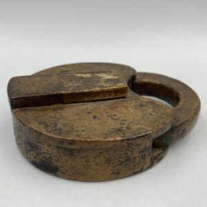 Antique W. Bohannan Brooklyn Bronze Metals Spring Padlock - No Key