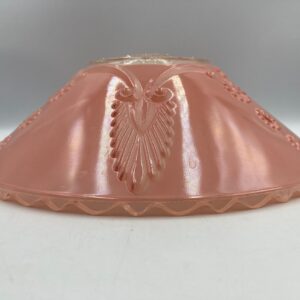 Art Deco Pink Glass Ceiling Lamp Shade