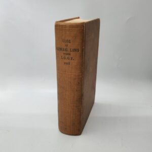 Rare Code of General Laws of the IOOF 1915, ODD FELLOWS published 1916