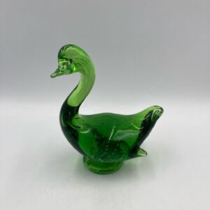 Green ALTAGLASS Duck with Original Sticker and AG Mark, Made in Canada