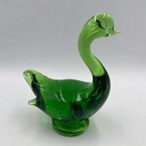 Green ALTAGLASS Duck with Original Sticker and AG Mark, Made in Canada