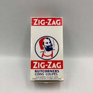 Unused Box of Zig-Zag Kutcorners Rolling Papers, 25 Packets Cigarette Papers