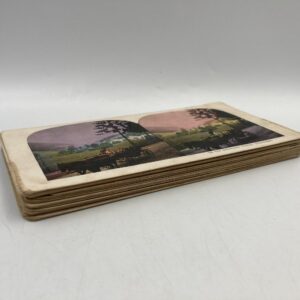 Set of 16 Vintage Colour Stereoscope Cards of Germany