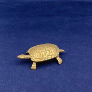 Hinged Brass Turtle Ashtray / Trinket Box