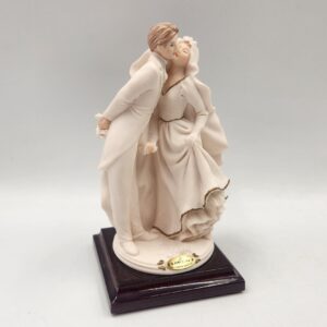 Vintage 1990s GIUSEPPE ARMANI Together Figurine, Bride and Groom Figurine 1266F