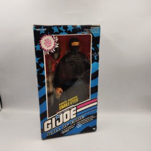 Vintage GI Joe Karate Choppin' Snake Eyes Figure in Box, GI Joe Hall of Fame c.1993 12" Figure