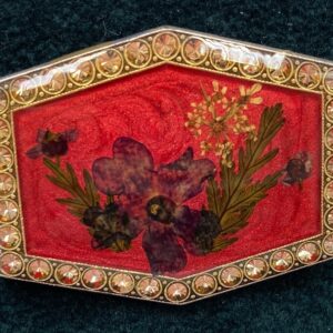 HARRODS London Flower Brooch in original box