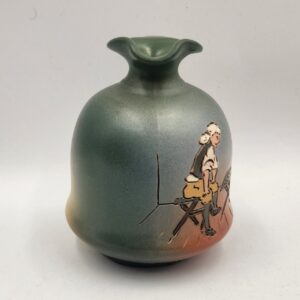 Weller Dickens Ware Pottery Jug; Men Playing Checkers Jug