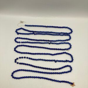 String of Vintage Blue Mercury Glass Garland - 108" (9')