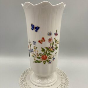 AYNSLEY Cottage Garden 8" Fine Bone China Vase, Made in England