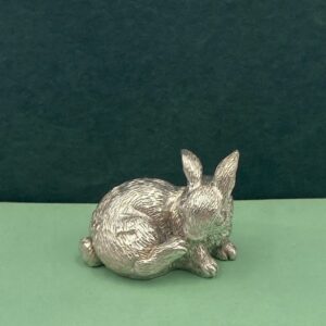 Vintage Signed Lucchesi FARO 925 Sterling Electroform Bunny