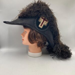 1920s -1930s Knight's Templar / Masonic Chapeau with Ostrich Feathers - Size 7 1/8, made in Canada, Ambrose Kent & Sons