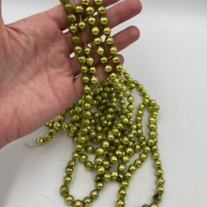 String of Vintage Green Mercury Glass Garland - 108" (9')